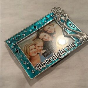 Silver and Blue 'Girls Night Out' Photo Frame